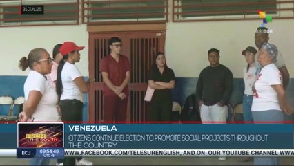 Venezuela: Citizens continue election to promote social projects nationwide