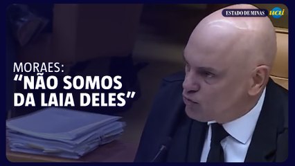 “Não somos da laia deles”, dispara Moraes no STF