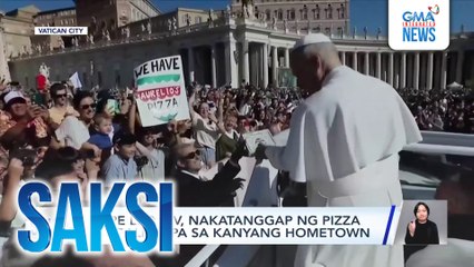 Pope Leo XIV, nakatanggap ng pizza na galing pa sa kanyang hometown | Saksi