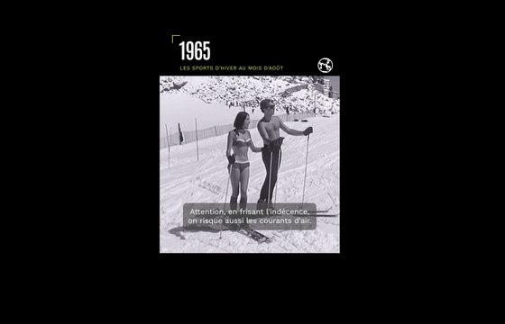 1965 : Les sports d'hiver au mois d'août