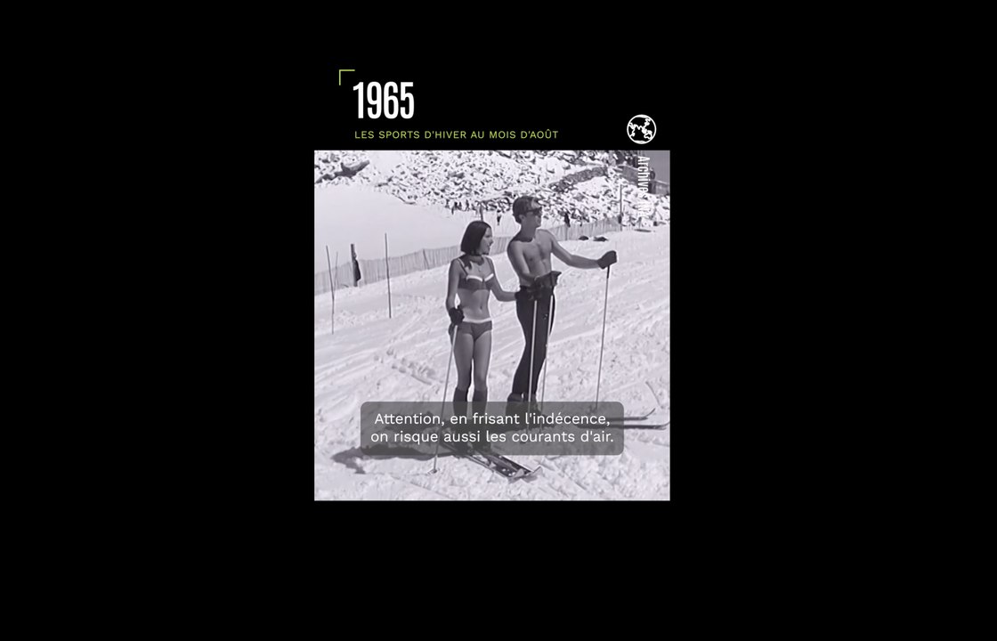 1965 : Les sports d'hiver au mois d'août