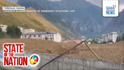 Mudslide, rumagasa sa isang bayan sa Russia | SONA