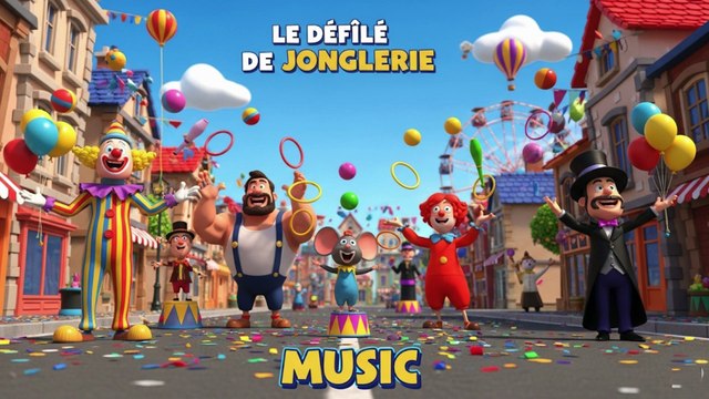 Le défilé de jonglerie – Musique instrumentale comique Accordéon & tuba – Ambiance cirque (1)