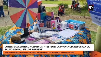 Consejería, anticonceptivos y testeos la provincia refuerza la salud sexual en los barrios