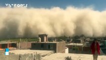 A massive sandstorm engulfs the Valle De Ica, Peru! Experts say there is no precedent for a phenomenon like this in the area