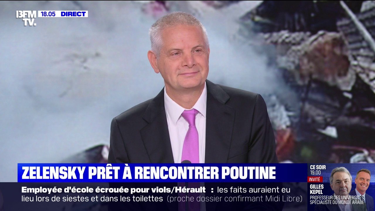 Guerre en Ukraine: Jérôme Poirot, ancien adjoint du coordinateur national du renseignement à l'Élysée, estime que Vladimir Poutine "n'a pas d'autres solutions" que de répondre à Donald Trump