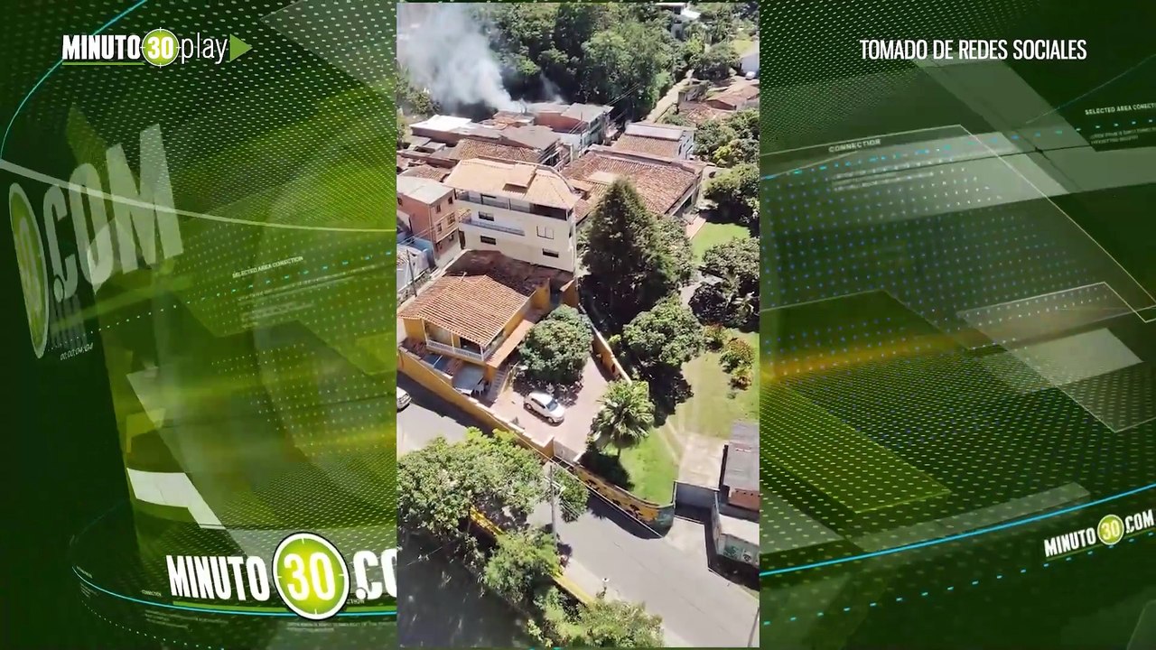 Reportan incendio estructural en Robledo