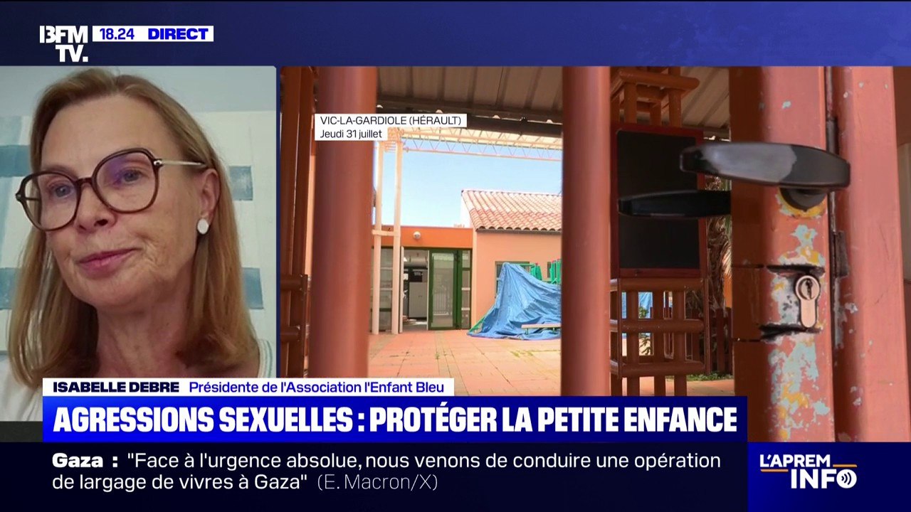 Agressions dans une école: "La parole se libère, partout et ça, c'est une excellente chose", rappelle Isabelle Debre, présidente de l'Association l'Enfant Bleu