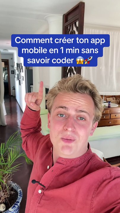 Comment créer ton app mobile en 1 min sans savoir coder 😱🚀