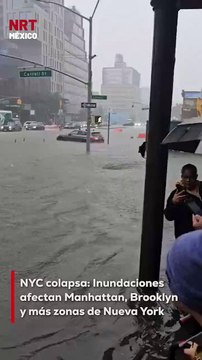 Nueva York está viviendo horas complicadas tras fuertes lluvias que han provocado inundaciones en varias zonas de la ciudad, incluyendo Manhattan, Brooklyn y Queens.