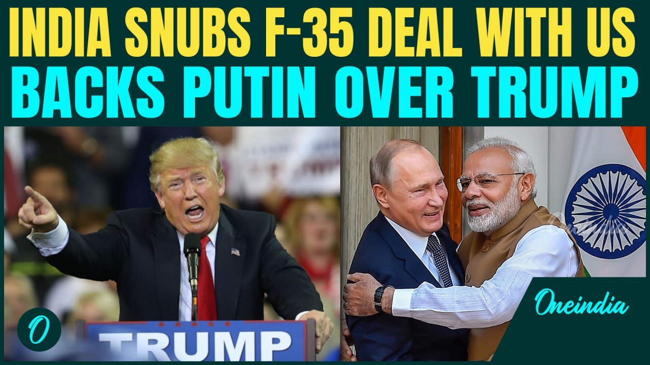 India’s Firm Reply To Trump’s Tariffs | Snubs F-35 Deal With U.S | Backs Russian Ties Over U.S Offer