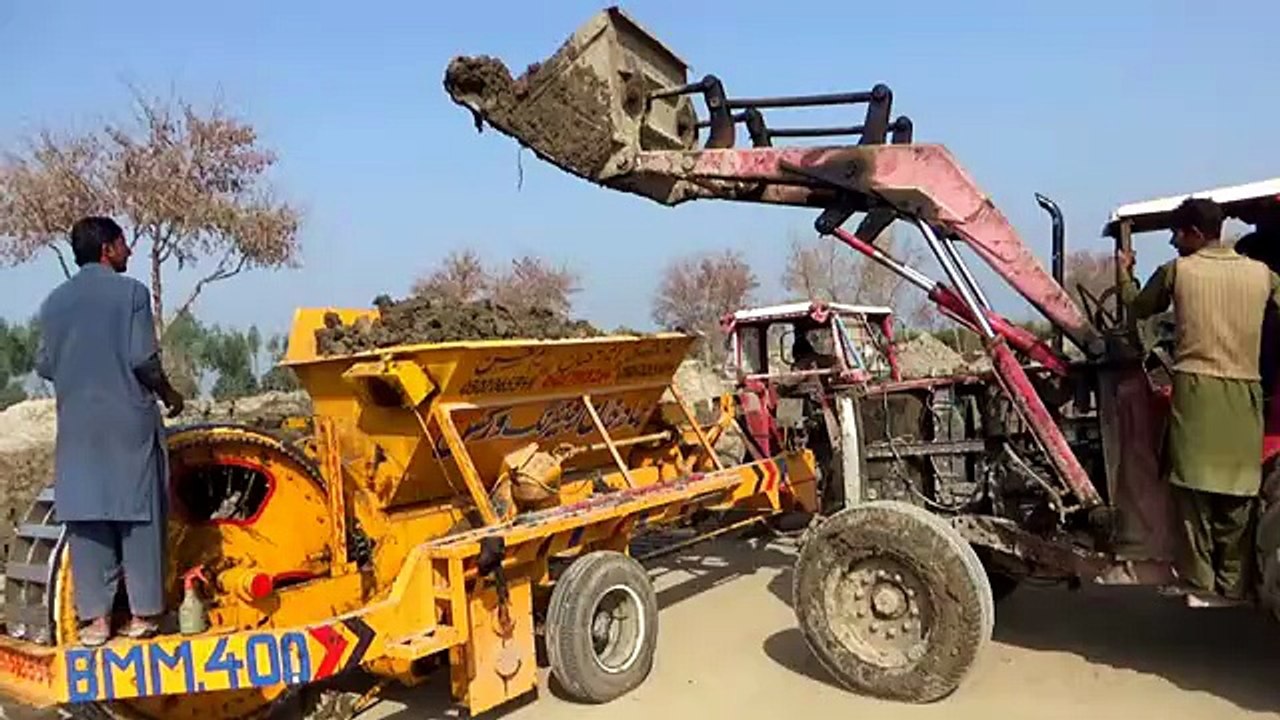 How To Make Bricks Mobail Bricks Making Machine 30000 Bricks makes on Daily bases