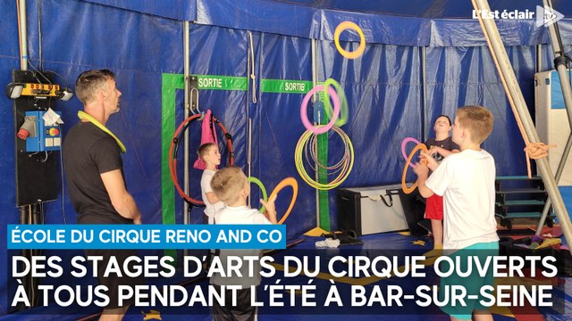 Des stages d’arts du cirque ouverts à tous pendant l’été à Bar-sur-Seine