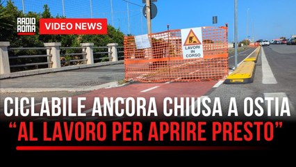 Ancora chiusa pista ciclabile di Ostia, Di Matteo: "Al lavoro perché apra il prima possibile"