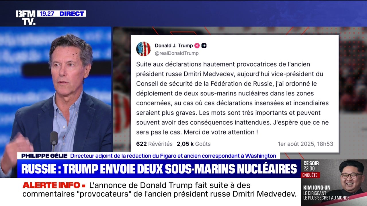 Story 8 : Nucléaire, l'ultime coup de pression de Trump ? - 01/08