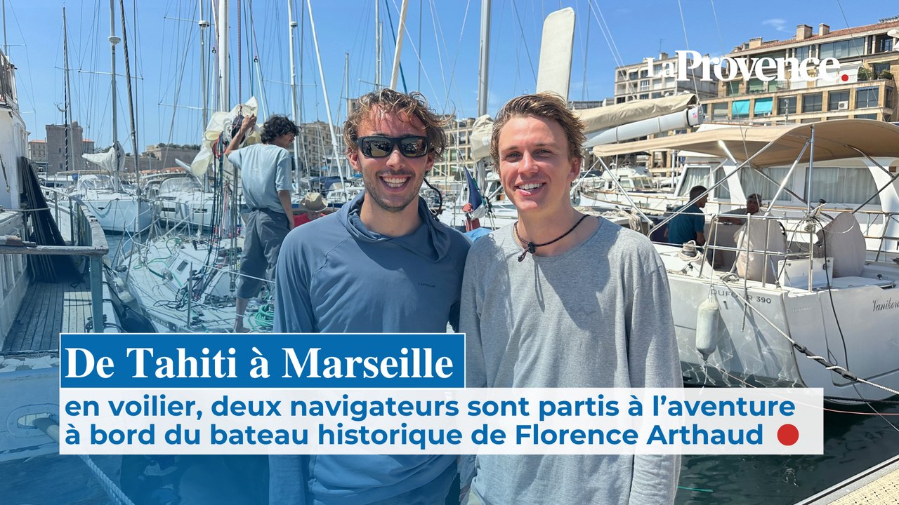 De Tahiti à Marseille en voilier, deux navigateurs à bord du bateau historique de Florence Arthaud