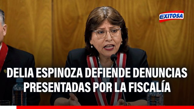 Delia Espinoza defiende denuncias constitucionales presentadas por la Fiscalía: Están bien sustentadas