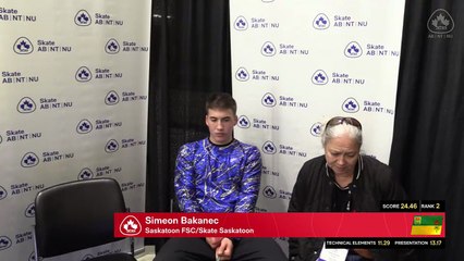 Novice Men Short Program - 2025 Wild Rose Invitational