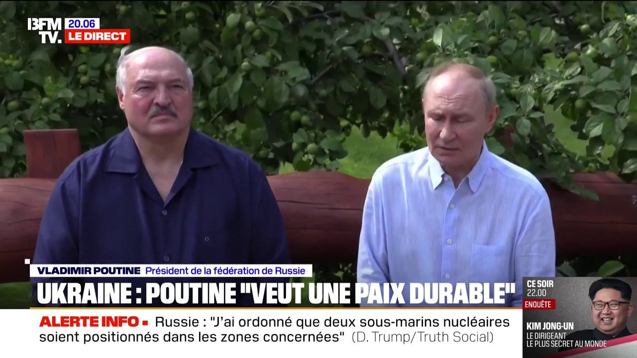 Guerre en Ukraine: l'armée russe accélère sa progression sur le terrain, pendant que Vladimir Poutine souhaite une "paix durable"