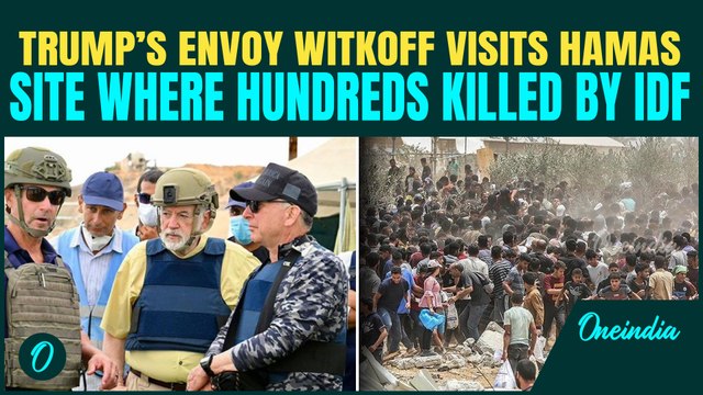 Trump Envoy Witkoff Walks Through Gaza’s 'Valley of Death' as IDF KILLS 900 Dead Near Aid Zone