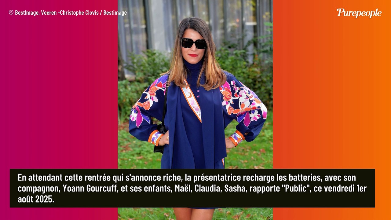 Avant sa rentrée loin de TF1, Karine Ferri profite d'un moment en famille avec Yoann Gourcuff et les enfants dans un village français connu mondialement