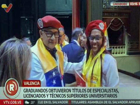 Carabobo | UCS Hugo Chávez frías confirió el título a más de 300 profesionales de la salud