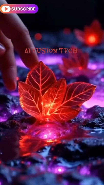 Glass Flower Lava Effect – Satisfying & Magical! ✨