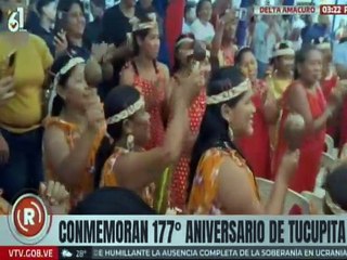 Deltanos celebraron el aniversario 177 de la fundación de la ciudad de Tucupita