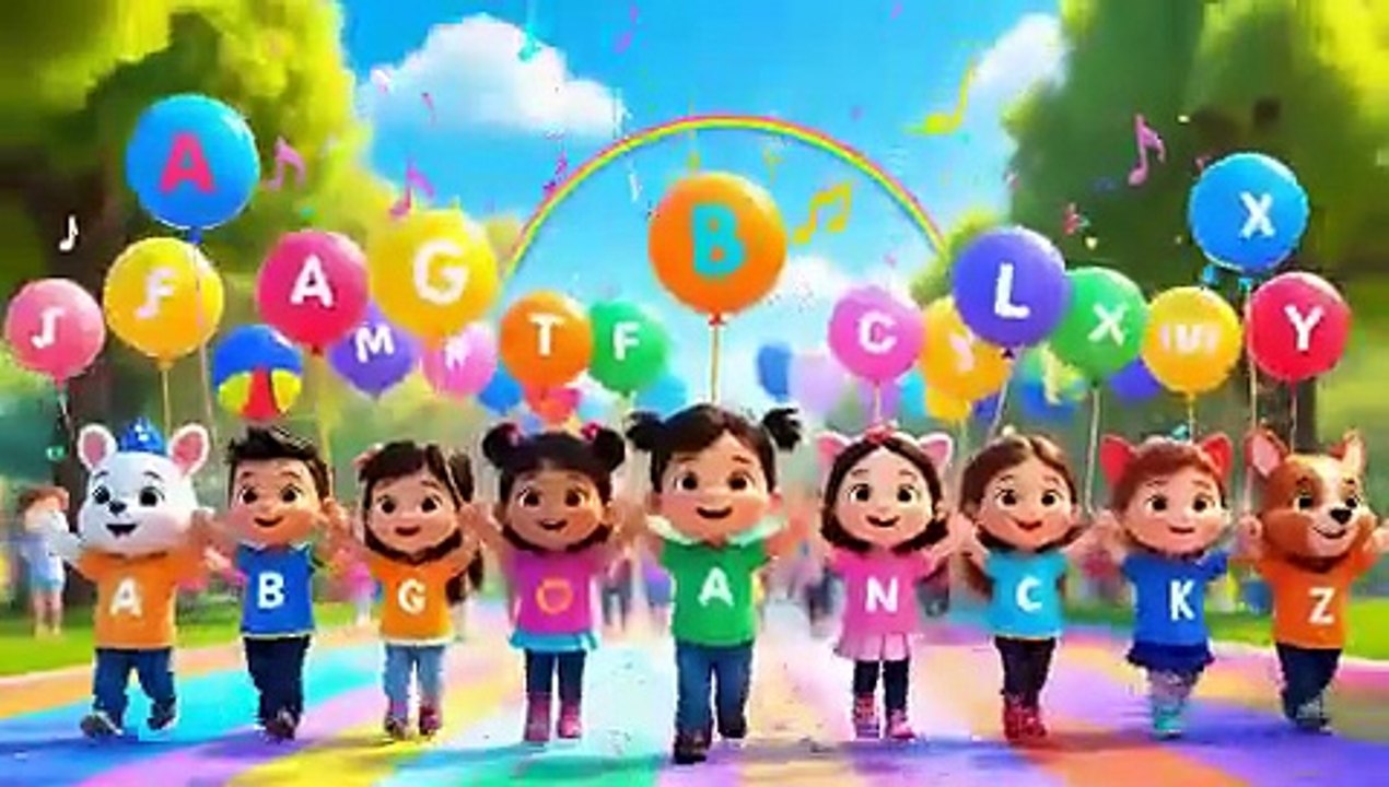 ABC Song _Learn ABC Alphabet Parade with the Letter Friends! _Kids Songs &  Nursery Rhymes _  A to Z