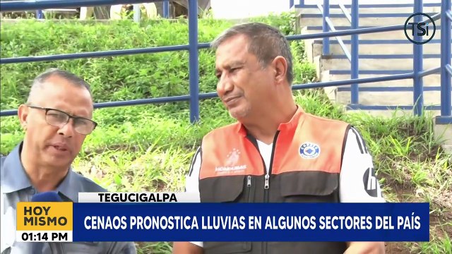 CENAOS pronostica lluvias en algunos sectores del país