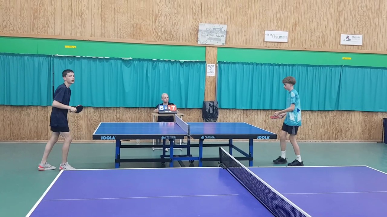 Championnats de Tennis de Table à Chaumont le 16/05/25 - Phase 2 - Nogent 2 vs Chaumont ECAC 4