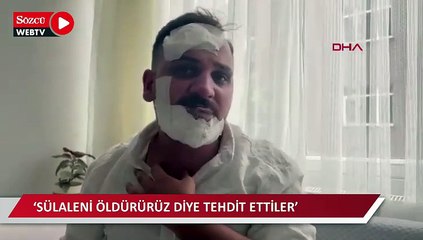 Taksici, eski sözlüsü ve ikizinin polis sevgililerinin kendisini dövdüğünü iddia etti
