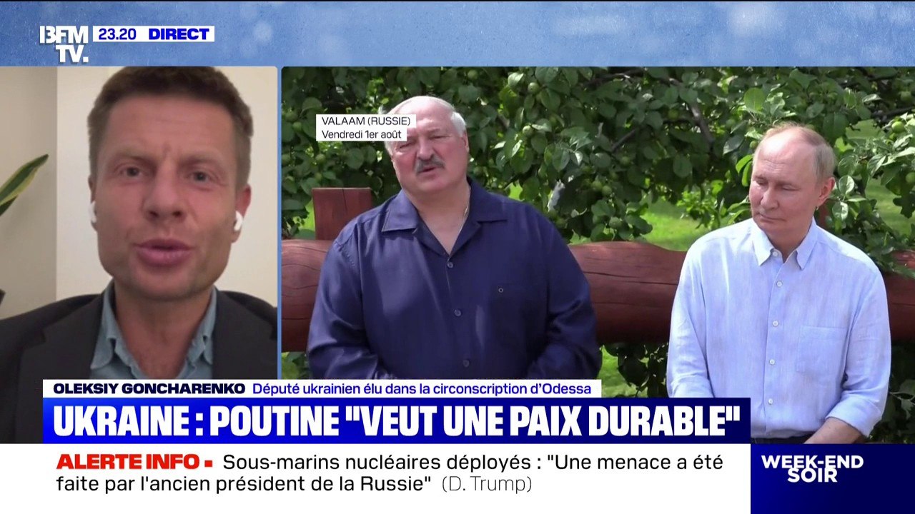 Guerre en Ukraine: pour Oleksiy Goncharenko, député ukrainien, "Poutine veut continuer la guerre, il veut continuer à tuer les Ukrainiens"