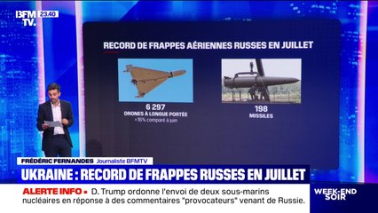 Guerre en Ukraine: un record de frappes russes au mois de juillet