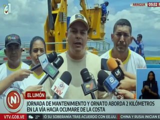 Gobierno Regional inició jornada integral de recuperación de espacios en la vía de Ocumare de la Costa