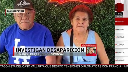 Investigan la desaparición de dos adultos mayores en San Luis Potosí