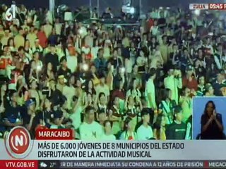 Zulia | Egresados culminaron ciclo académico con un gran concierto gracias a la Ruta Live Bachiller