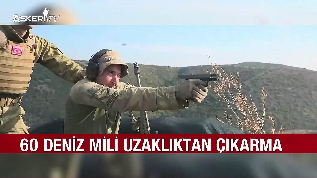 Amfibi Deniz Piyadeleri Çıkarma Tatbikatı Foça’da Güç Gösterisi