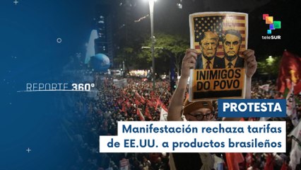Movilización nacional en Brasil frente al consulado de Estados Unidos