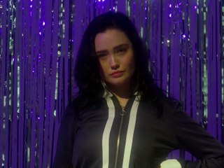 Beautiful Woman Dancing With A Disco Ball