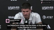De Paul and Messi 'always dreamed of playing together' at club level