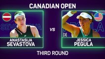 Sevastova stuns Pegula to end three-peat bid in Cananda