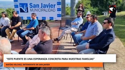 Este puente es una esperanza concreta para nuestras familias
