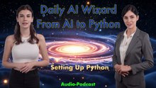 Day 32 Audio-Podcast: Setting Up Python for AI – Beginner’s Guide with Code Explained!