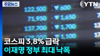 코스피 126p 급락에 '화들짝'...여당 재검토 시사 / YTN