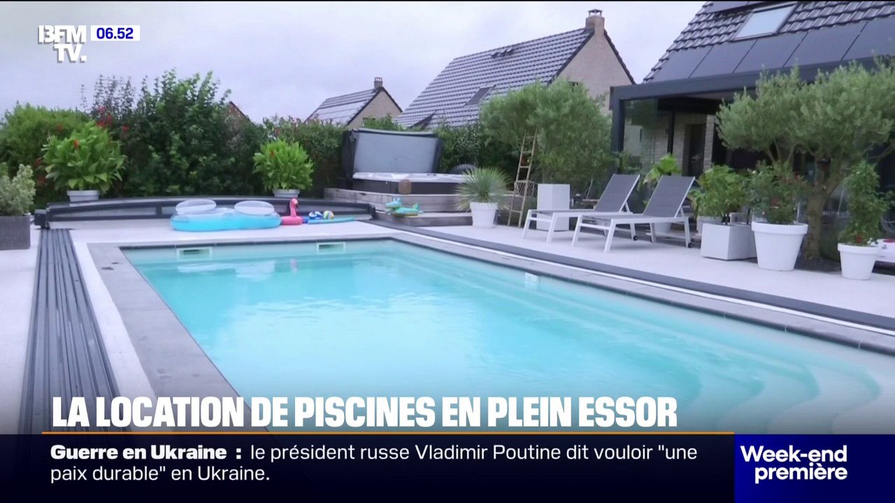 “Ça nous rapporte jusqu’à 2000 euros par an”: la location de piscines est en plein essor en France