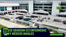 123 oficiales navales se graduaron en medicina y enfermería | Nacho Lozano