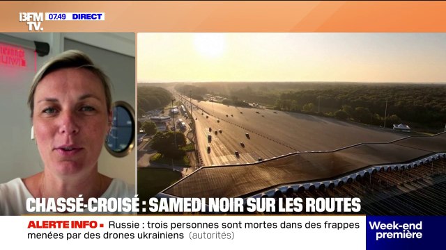Chassé-croisé: “900 km de bouchons cumulés vendredi 1ᵉʳ août”, témoigne la rédactrice en chef adjointe de Vinci Autoroutes