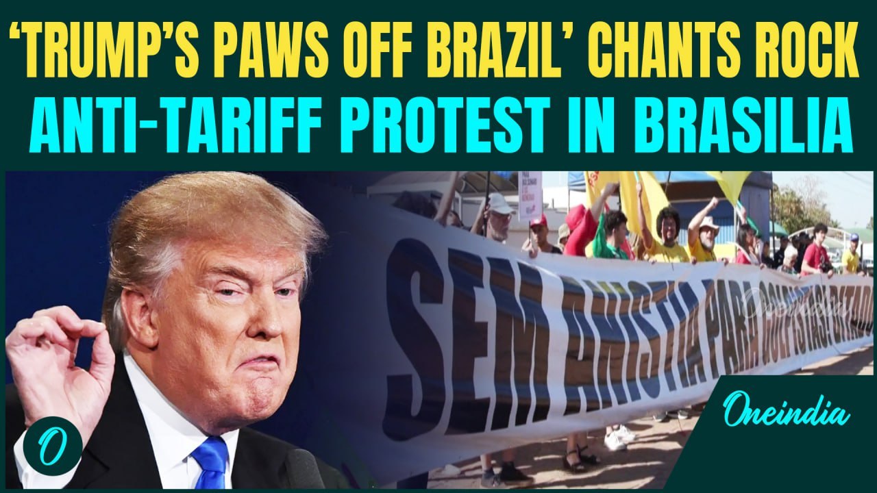 Anti-Trump Protests ERUPT Across Brazil Outside U.S Embassy Over Tariffs | Bolsonaro Blamed