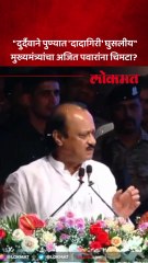 मुख्यमंत्र्यांचा अजित पवारांना चिमटा?